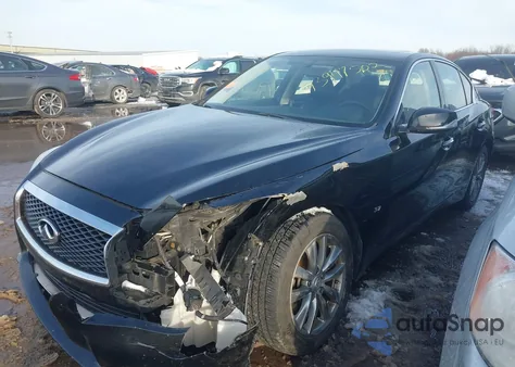 2015 Infiniti Q50 from USA, damaged, VIN JN1BV7ARXFM396927